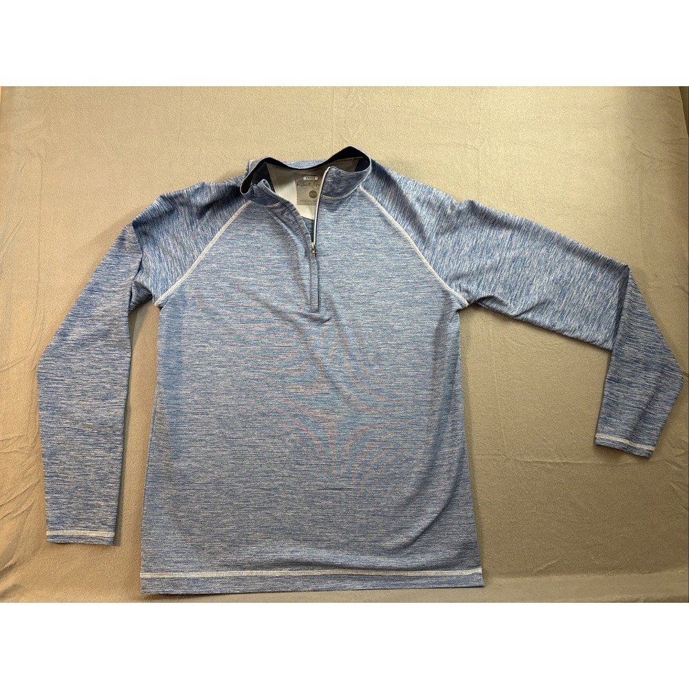 Robert Graham Half Zip Pullover Blue Men's Medium